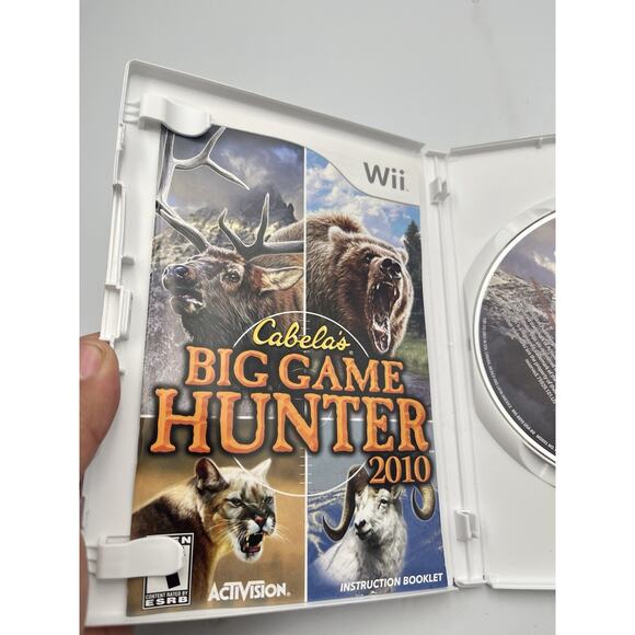 Nintendo Wii: Cabela's Big Game Hunter 2010, Tested, Free Shipping W Manual - Picture 6 of 7